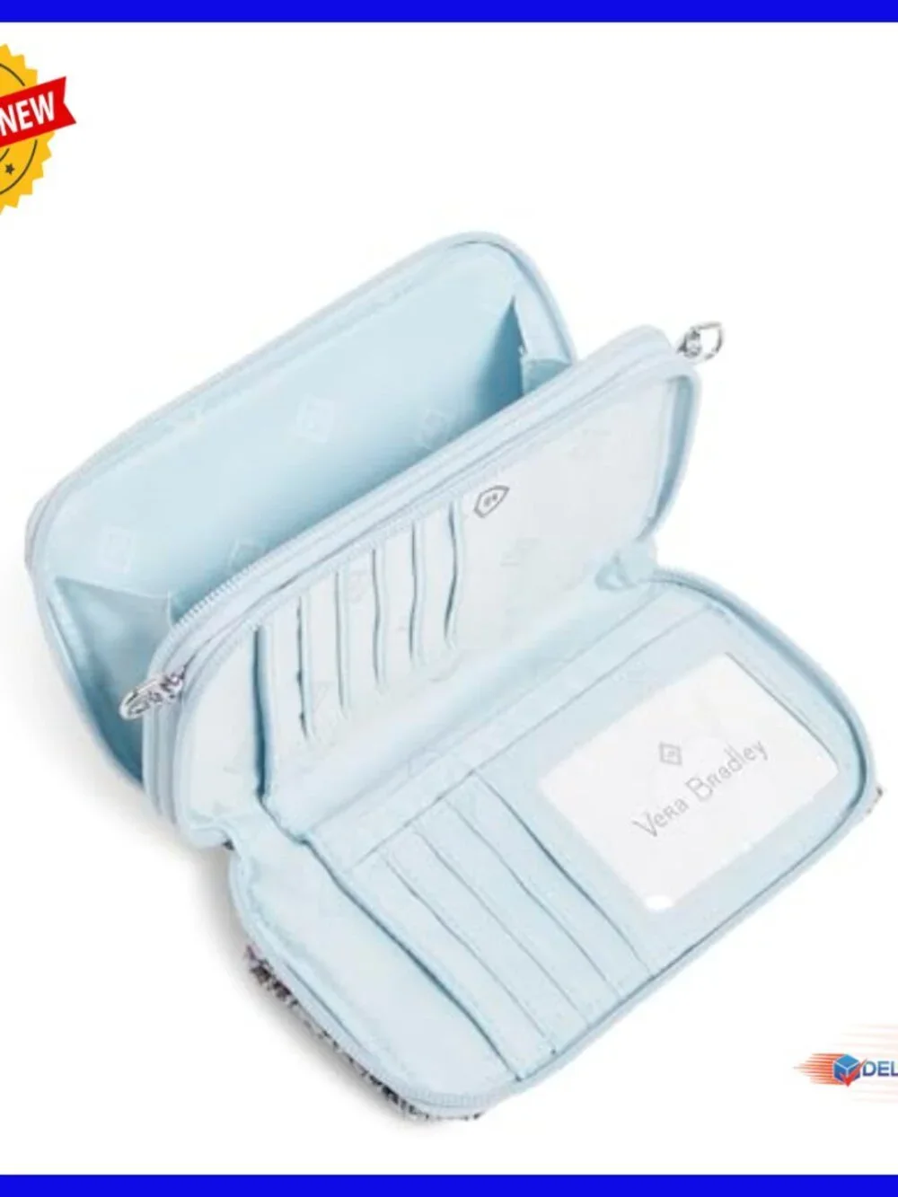 Lightweight Cotton Crossbody Purse with RFID Protection, Adjustable Strap